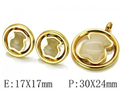 HY Wholesale Bears Earring/Pendant Set-HY64S0524IZZ