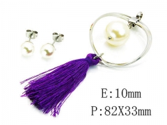 HY Wholesale Jewelry Natural Pearl Set-HY64S0890HLE