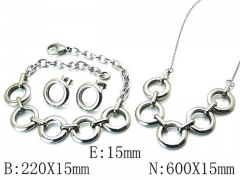 HY Wholesale 316 Stainless Steel jewelry Sets-HY59S2727HMZ