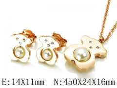 HY Wholesale Bears Earring/Pendant Set-HY90S0204HMW