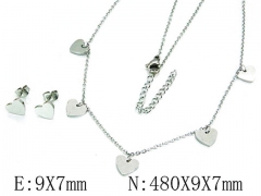 HY Wholesale jewelry Heart shaped Set-HY59S2985NW
