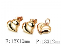 HY Wholesale jewelry Heart shaped Set-HY64S0771HIC