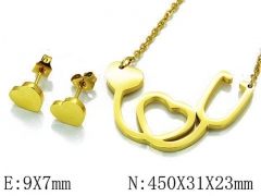 HY Wholesale jewelry Heart shaped Set-HY21S0096PL