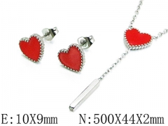 HY Wholesale jewelry Heart shaped Set-HY59S1313NR