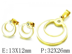 HY Wholesale 316 Stainless Steel jewelry Set-HY25S0576HIB