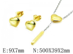 HY Wholesale jewelry Heart shaped Set-HY59S1337MF