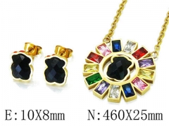 HY Wholesale Bears Earring/Pendant Set-HY02S2554HMA