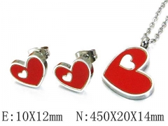 HY Wholesale jewelry Heart shaped Set-HY25S0641HIE