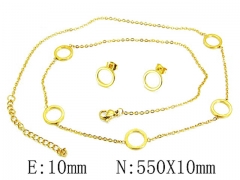HY Wholesale 316 Stainless Steel jewelry Sets-HY59S2872HHA