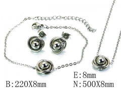 HY Wholesale 316 Stainless Steel jewelry Sets-HY59S2750OW