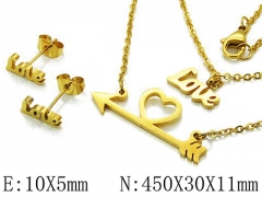 HY Wholesale 316 Stainless Steel jewelry Set-HY54S0372PLC