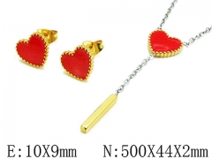 HY Wholesale jewelry Heart shaped Set-HY59S1315NL
