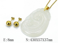 HY Wholesale 316 Stainless Steel jewelry Set-HY21S0166PL