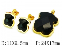 HY Wholesale Bears Earring/Pendant Set-HY64S0278HOZ