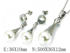 HY Wholesale Jewelry Natural Pearl Set-HY06S1060HIF