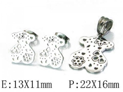 HY Wholesale Bears Earring/Pendant Set-HY64S0955HJE