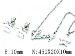 HY Wholesale 316 Stainless Steel jewelry Set-HY81S1024OA
