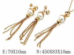 HY Wholesale Jewelry Natural Pearl Set-HY64S0726IKD