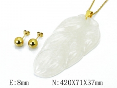 HY Wholesale 316 Stainless Steel jewelry Set-HY21S0167PL