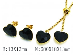 HY Wholesale jewelry Heart shaped Set-HY85S0209HHW