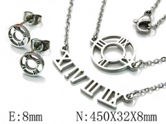 HY Wholesale 316 Stainless Steel jewelry Set-HY54S0367OC