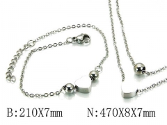 HY Wholesale jewelry Heart shaped Set-HY06S0992HMD