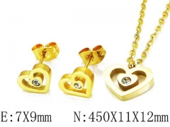 HY Wholesale jewelry Heart shaped Set-HY25S0611NX