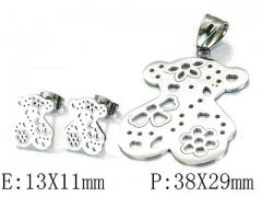 HY Wholesale Bears Earring/Pendant Set-HY64S0956HKQ