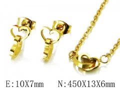 HY Wholesale jewelry Heart shaped Set-HY12S0861KF