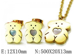 HY Wholesale Bears Earring/Pendant Set-HY90S0020HNL