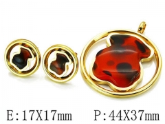 HY Wholesale Bears Earring/Pendant Set-HY64S0538IIS