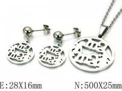 HY Wholesale 316 Stainless Steel jewelry Sets-HY91S0663HAS