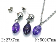 HY Wholesale 316 Stainless Steel jewelry Set-HY81S0005H1Z