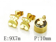 HY Wholesale Bears Earring/Pendant Set-HY64S0588HOE