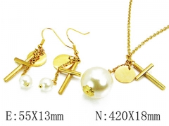 HY Wholesale Jewelry Natural Pearl Set-HY64S1003HJW