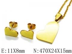 HY Wholesale jewelry Heart shaped Set-HY54S0159MY