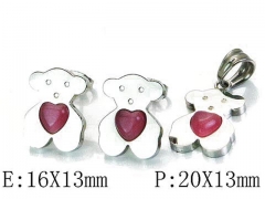 HY Wholesale Bears Earring/Pendant Set-HY64S0958HHE