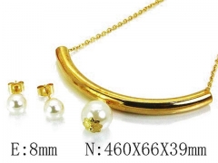 HY Wholesale Jewelry Natural Pearl Set-HY64S0969HJA