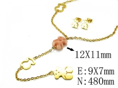 HY Wholesale Bears Earring/Pendant Set-HY64S0650IKE