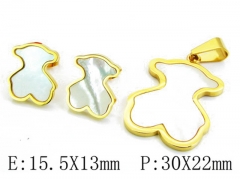 HY Wholesale Bears Earring/Pendant Set-HY64S0275IZZ