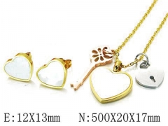 HY Wholesale jewelry Heart shaped Set-HY25S0574HOB