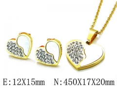 HY Wholesale jewelry Heart shaped Set-HY81S0459HOD