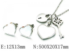 HY Wholesale jewelry Heart shaped Set-HY25S0573HNX