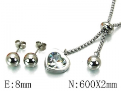 HY Wholesale jewelry Heart shaped Set-HY59S2584OL