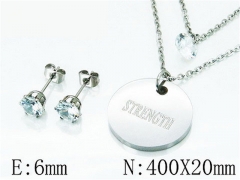 HY Wholesale 316 Stainless Steel jewelry Sets-HY21S0157ML