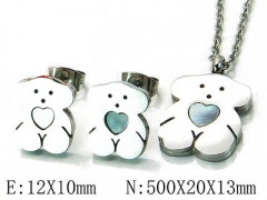 HY Wholesale Bears Earring/Pendant Set-HY90S0019HLC