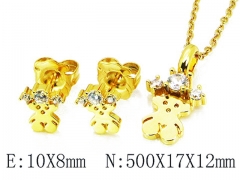 HY Wholesale Bears Earring/Pendant Set-HY90S0257IMF
