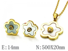 HY Wholesale 316 Stainless Steel jewelry Set-HY06S1012HNU