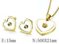 HY Wholesale jewelry Heart shaped Set-HY06S1016HNW