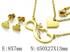 HY Wholesale 316 Stainless Steel jewelry Set-HY54S0370PLF